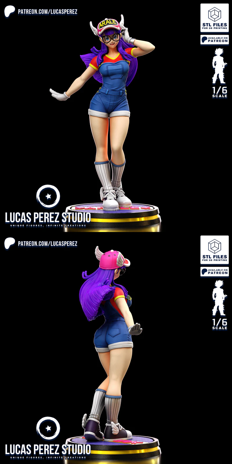 Arale Adult Ver 3D Printable STL Model STL model for 3D printing