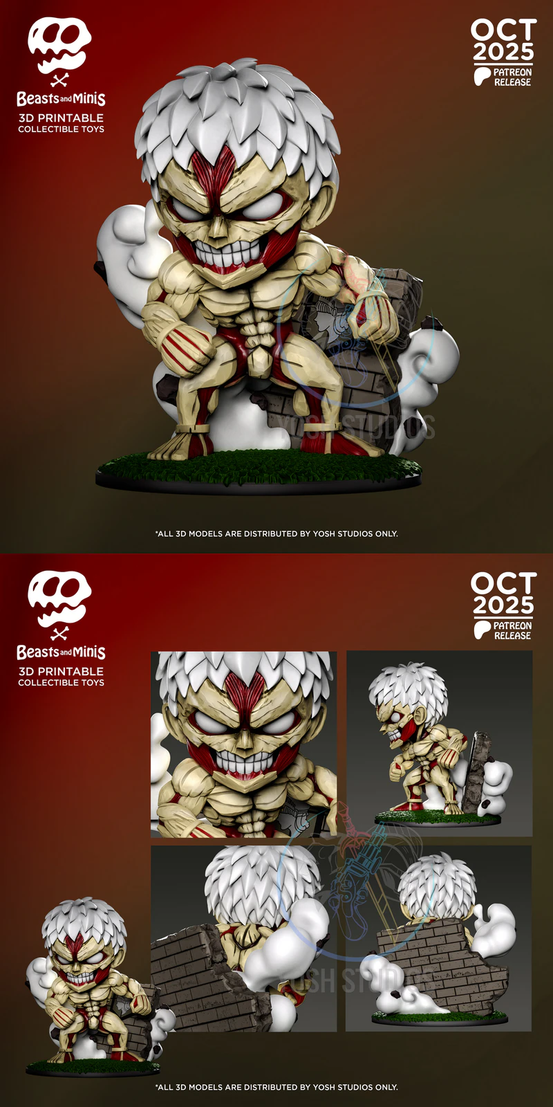 Armored Titan Mini 3D Printable STL Model STL model for 3D printing