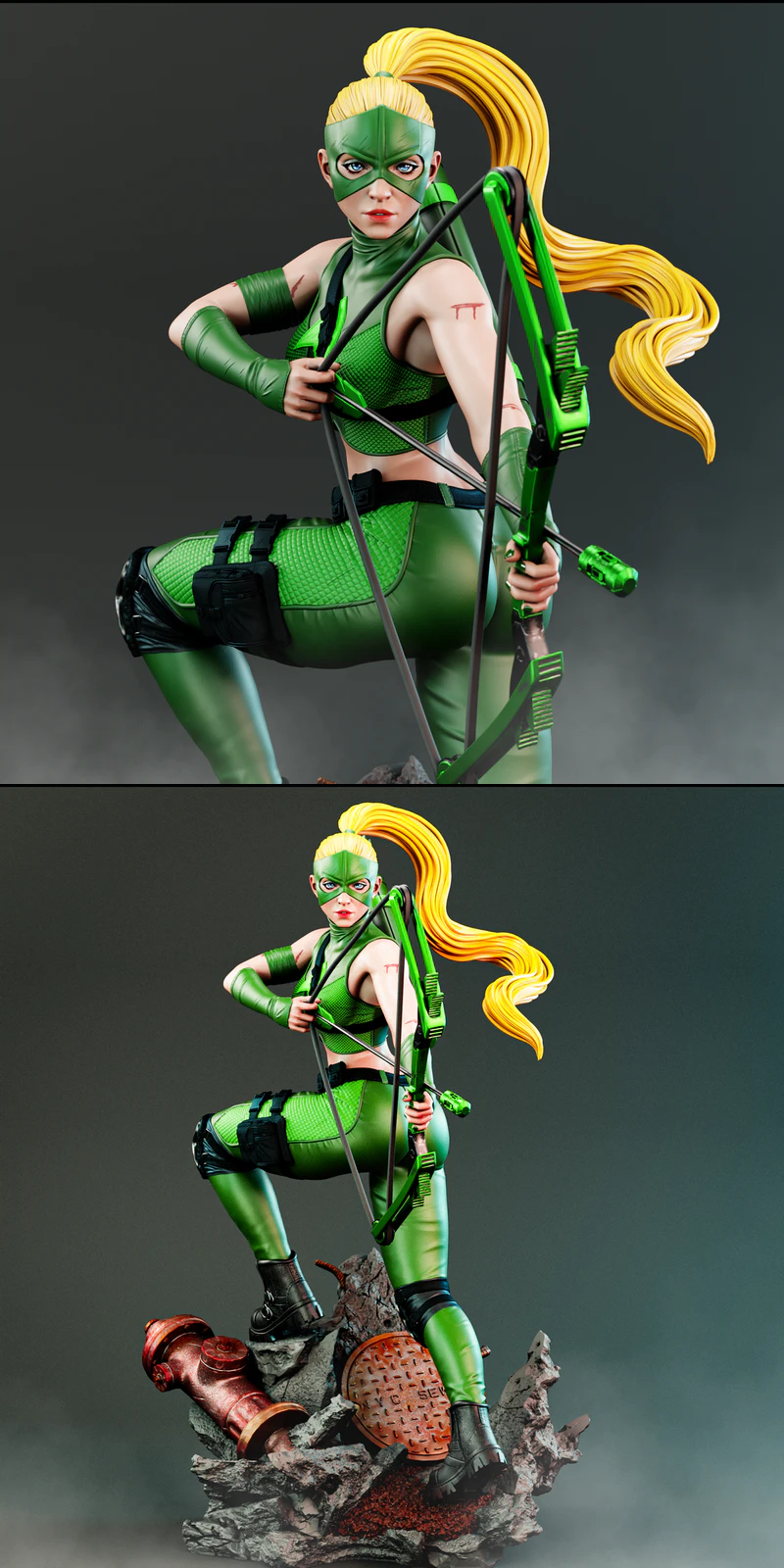 Artemis from Young Justice 3D Printable Figure STL Model STL model for 3D printing