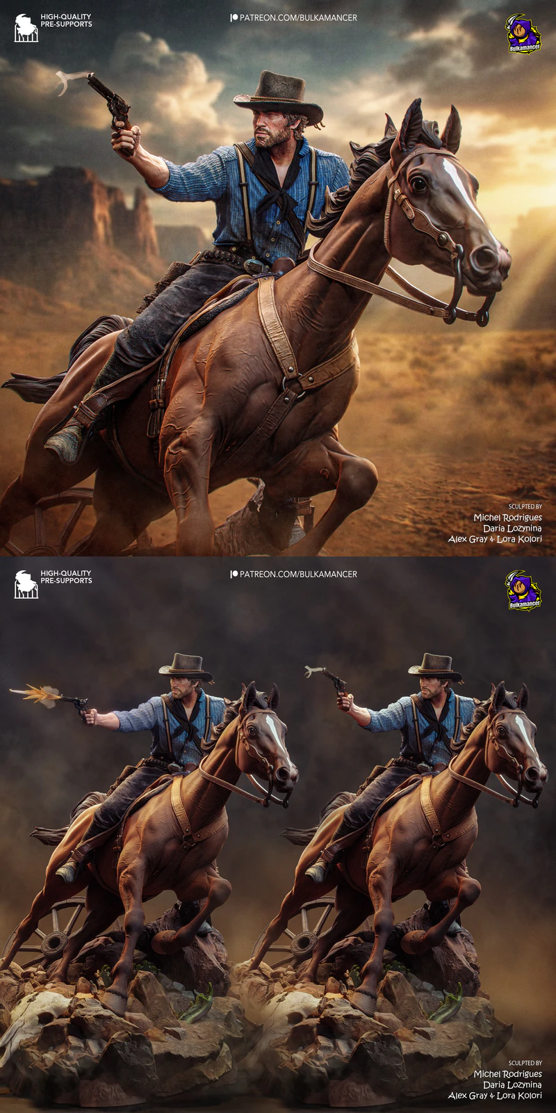Arthur Morgan – Red Dead Redemption II STL model for 3D printing