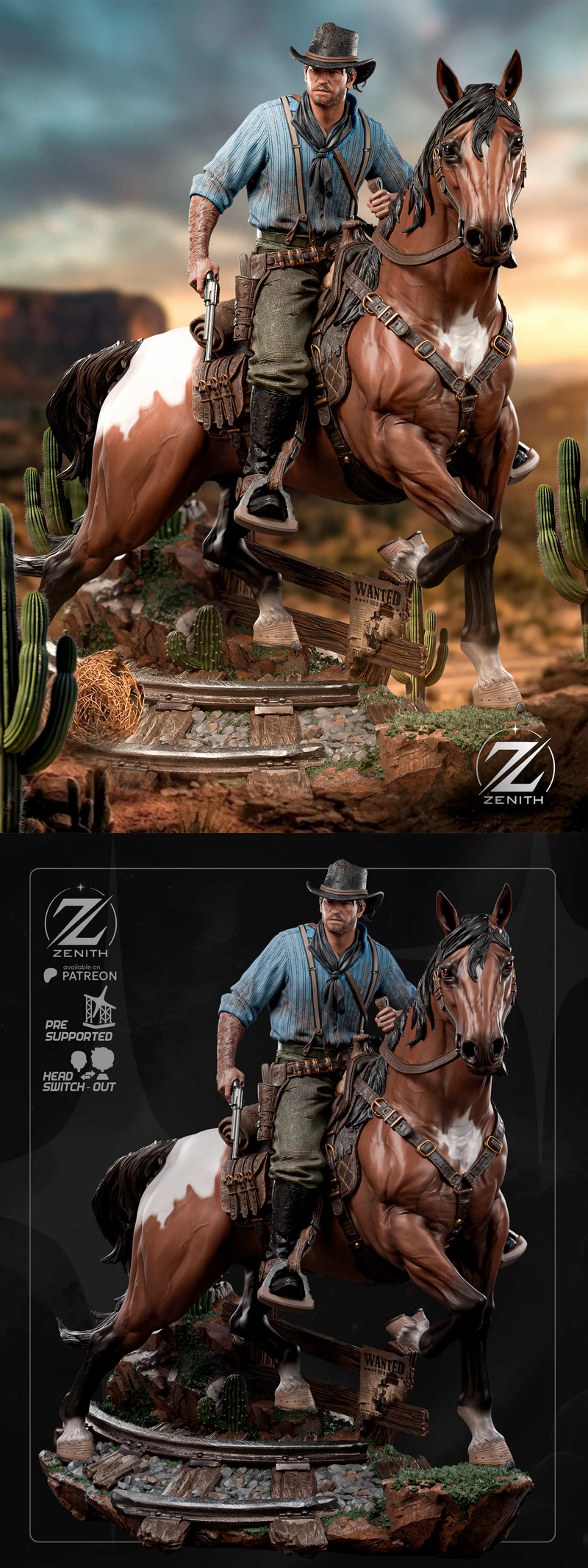 Arthur Morgan 3D Printable STL File STL model for 3D printing