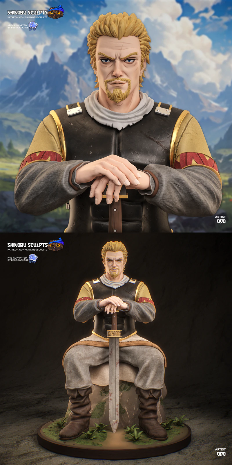 Askeladd – Vinland Saga STL model for 3D printing