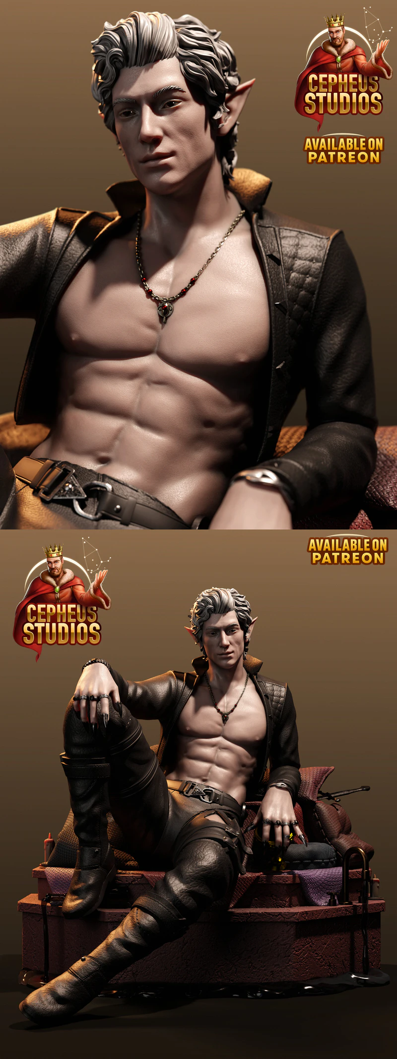 Astarion – Baldurs Gate 3 STL model for 3D printing