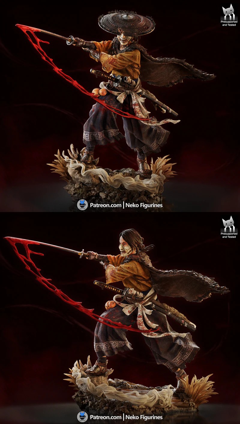 Atsu Ghost Of Yotei 3D Printable STL Figure STL model for 3D printing