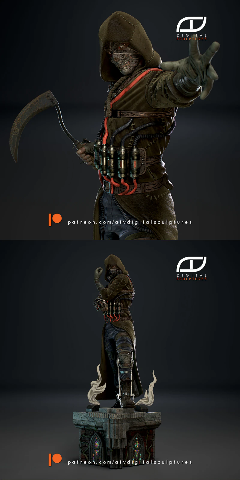 Scarecrow 3D Printable Miniature STL File STL model for 3D printing