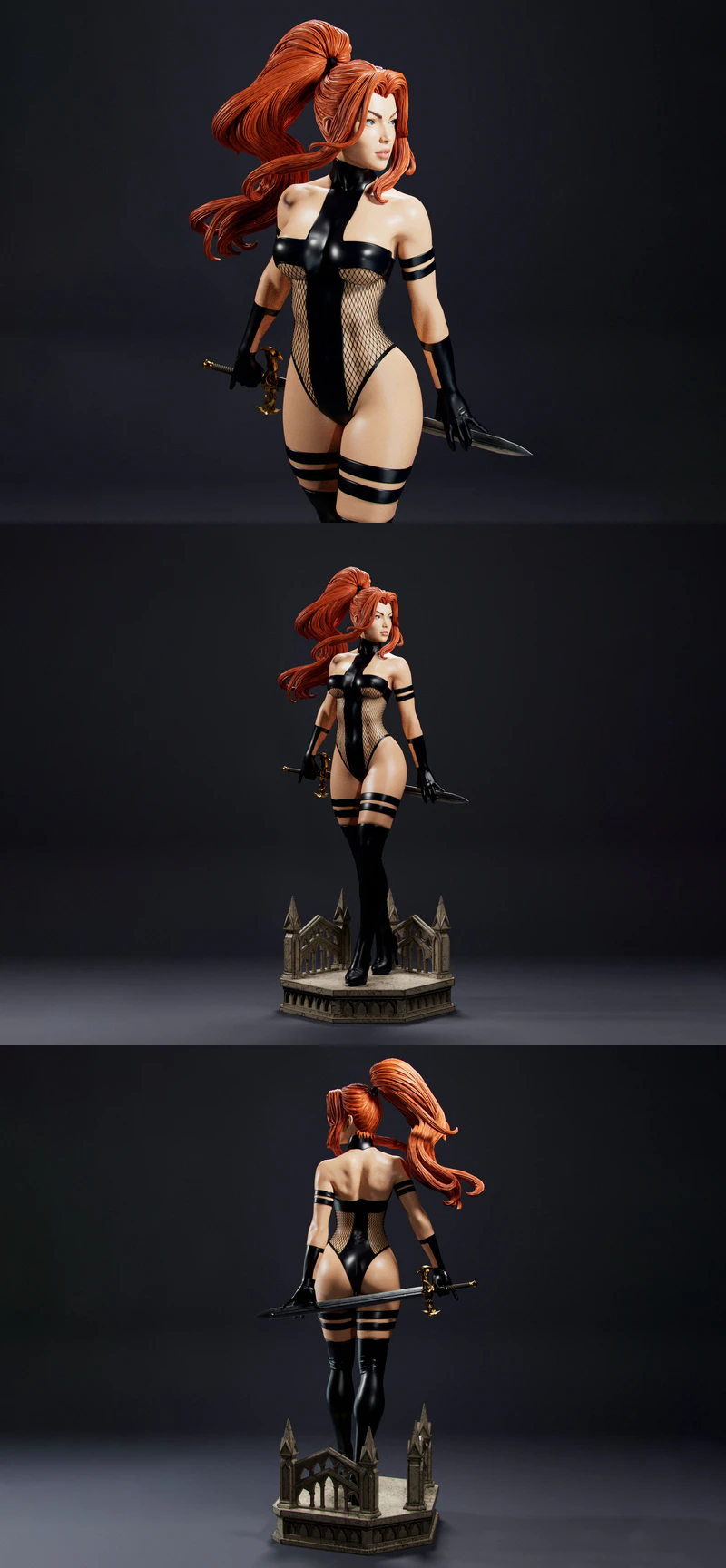 Avengelyne STL model for 3D printing