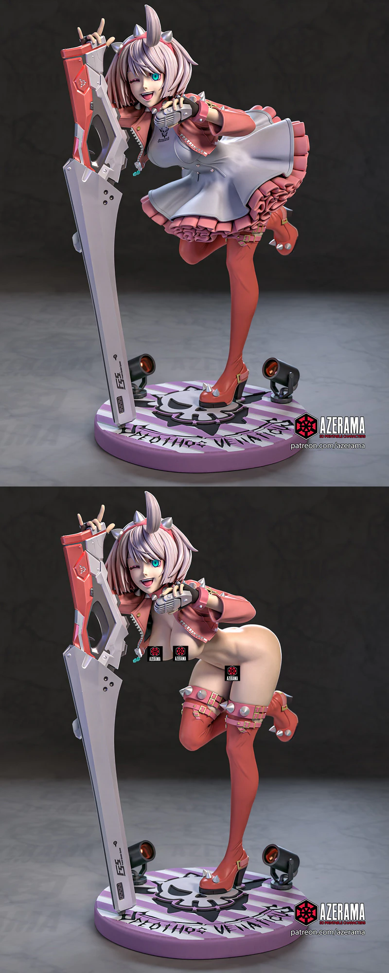 Guilty Gear – Elphelt STL model for 3D printing