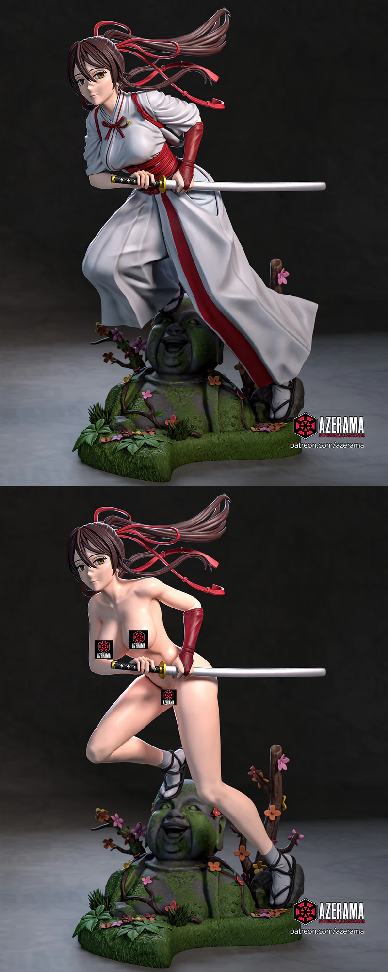 Hell\’s Paradise – Sagiri Asaemon STL model for 3D printing