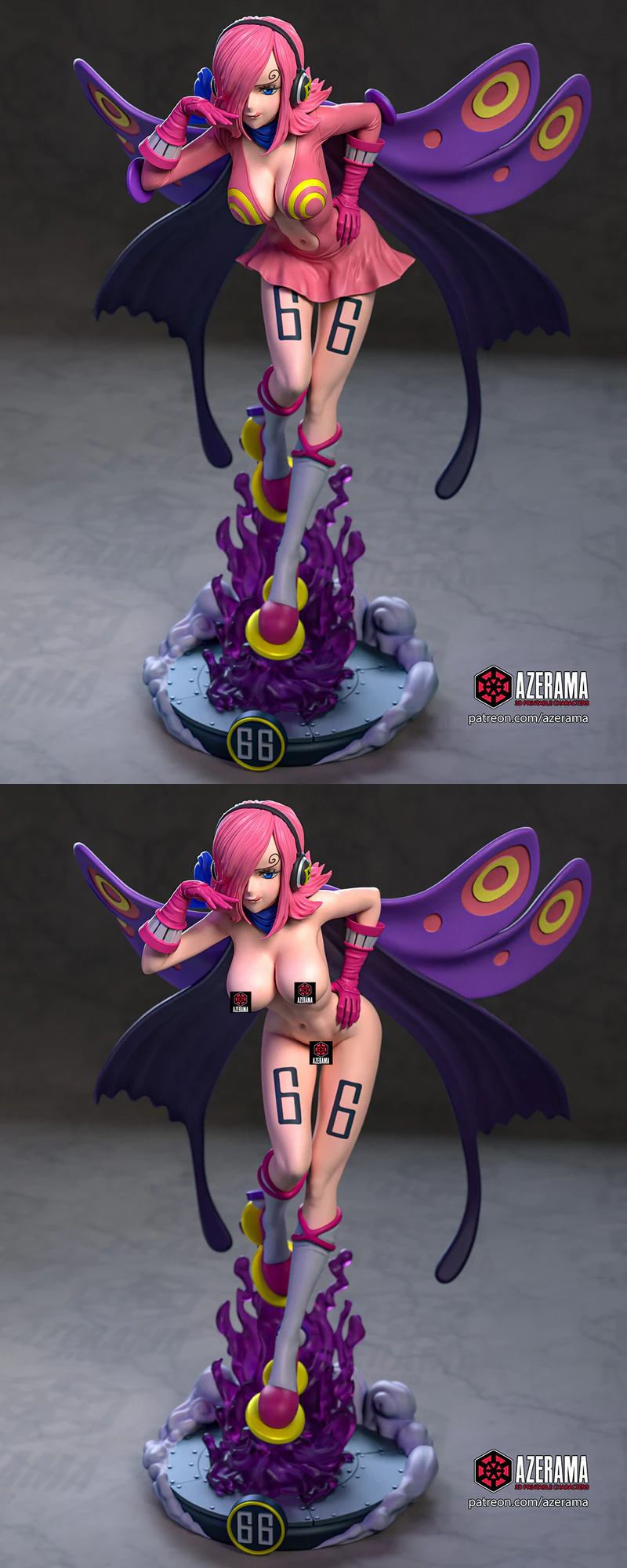 One Piece – Vinsmoke Reiju 3D Printable STL Figure STL model for 3D printing