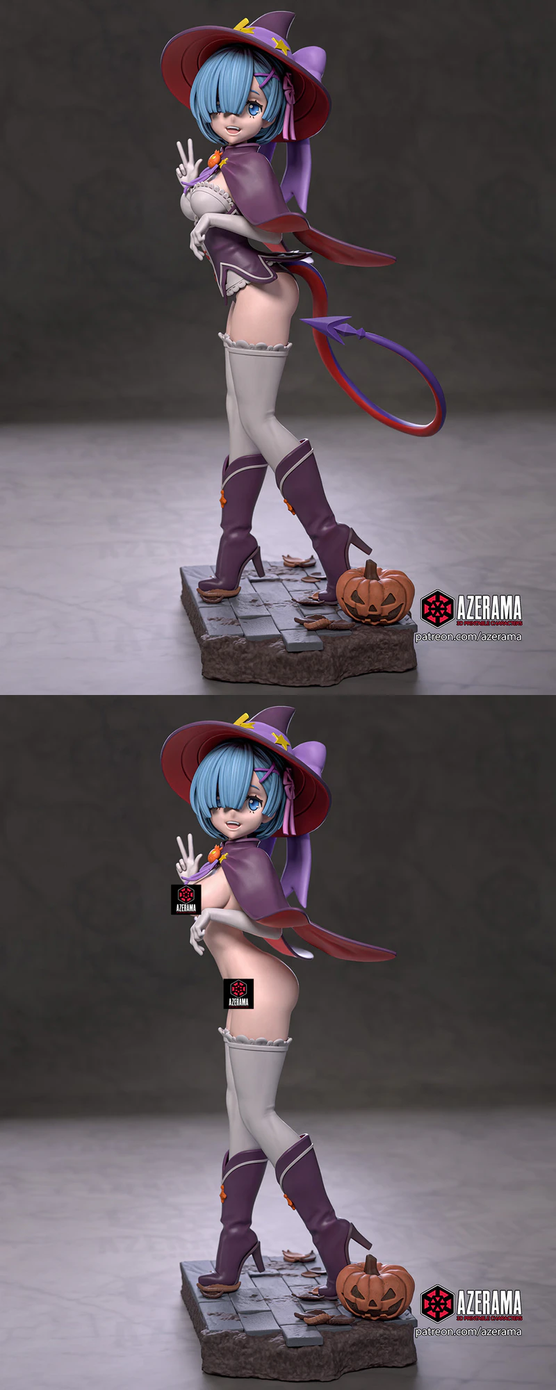 Re Zero – Rem 3D Printable STL Model for 3D Printer STL model for 3D printing
