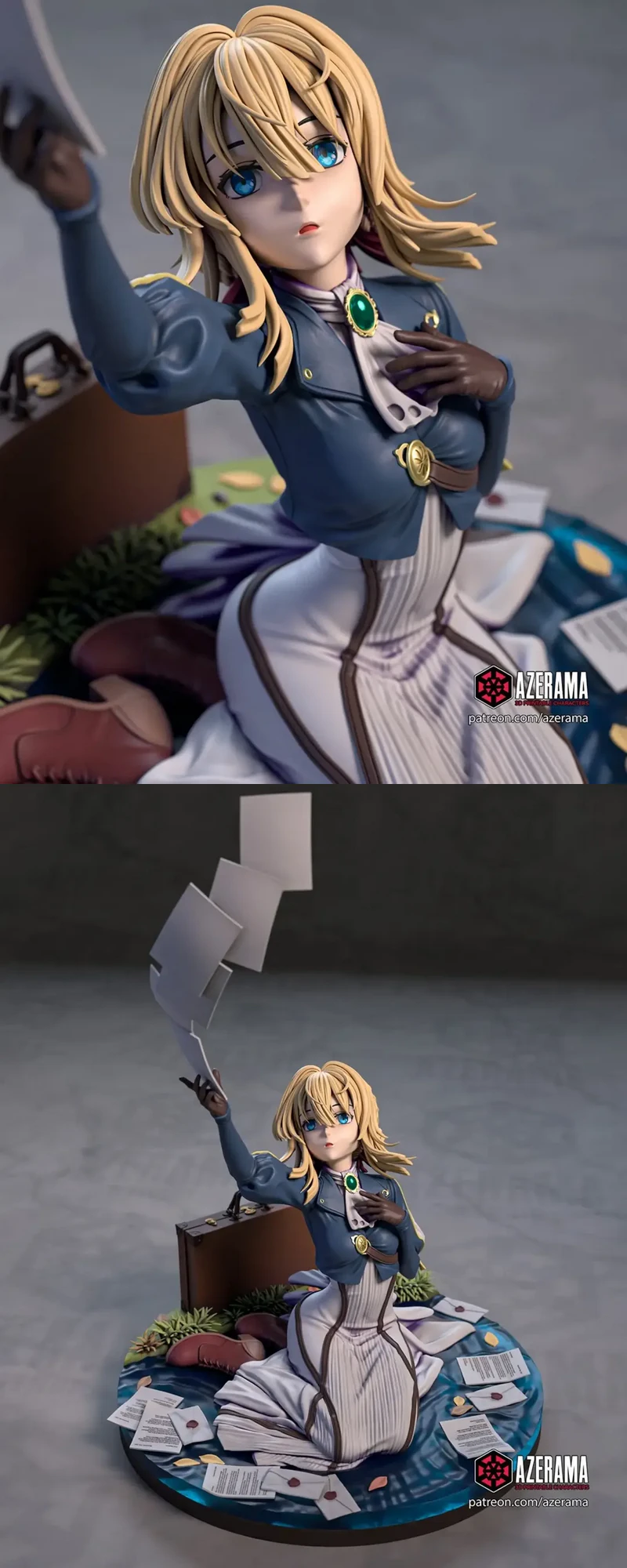 Violet Evergarden STL model for 3D printing