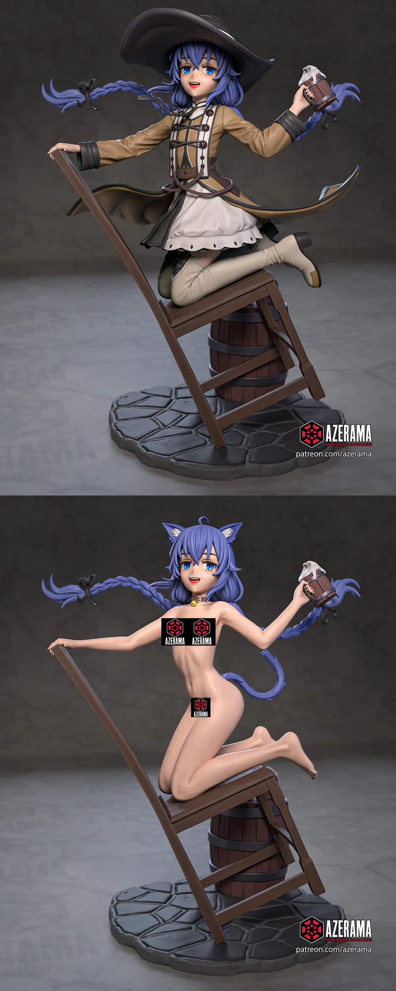 Mushoku tensei – Roxy 3D Printable STL Figure STL model for 3D printing