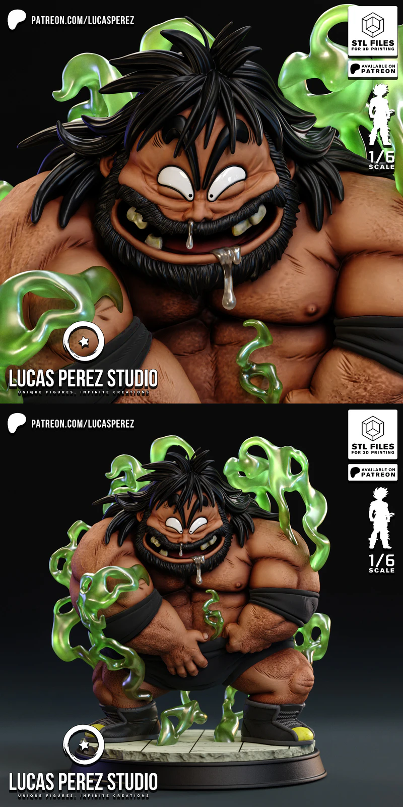 BACTERIAN – DRAGON BALL STL model for 3D printing