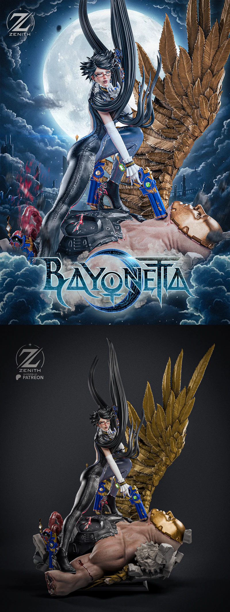 Bayonetta 3D Printable STL Figure for Resin Printing STL model for 3D printing