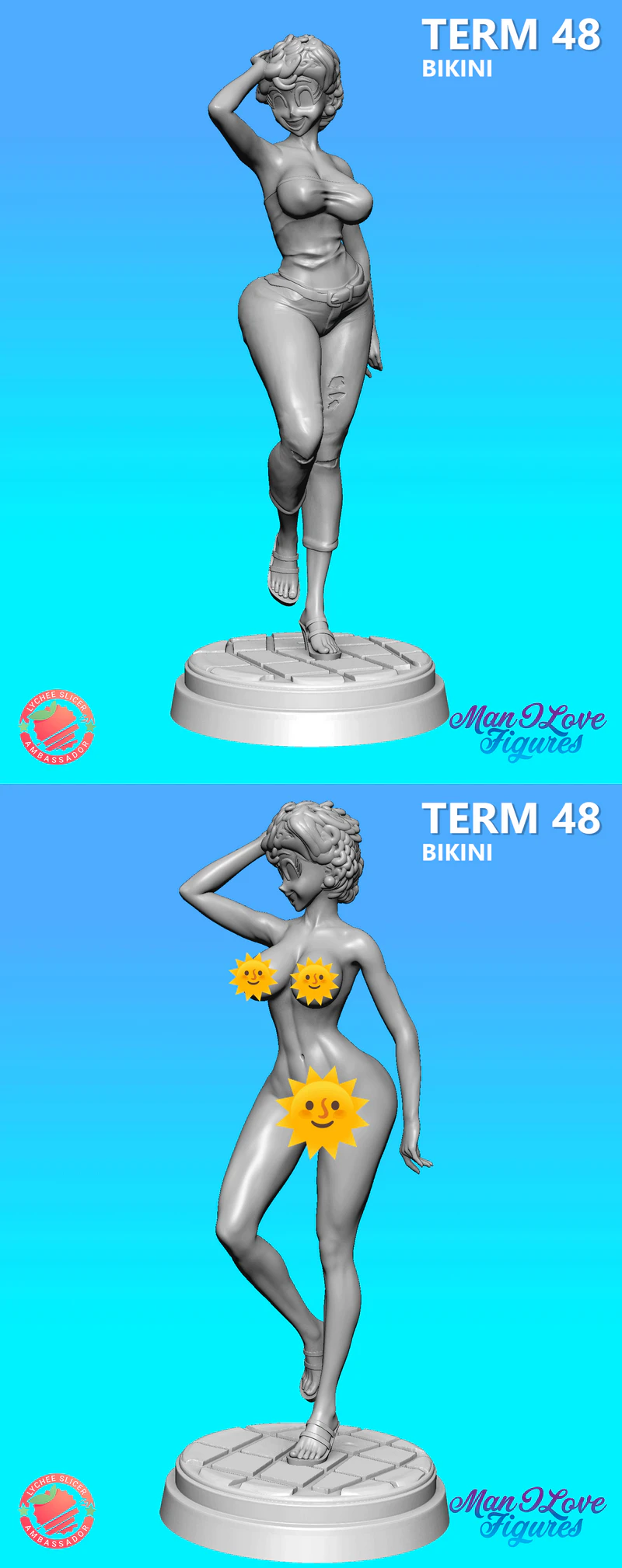 BIKINI – DRAGON BALL Z 3D Printable STL Model for 3D Printer STL model for 3D printing