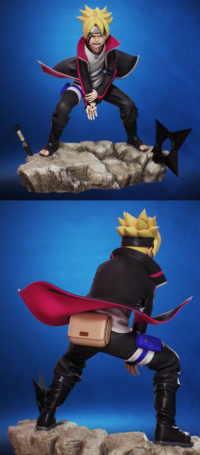 Boruto Uzumaki STL File for 3D Printing – Anime Miniature STL model for 3D printing