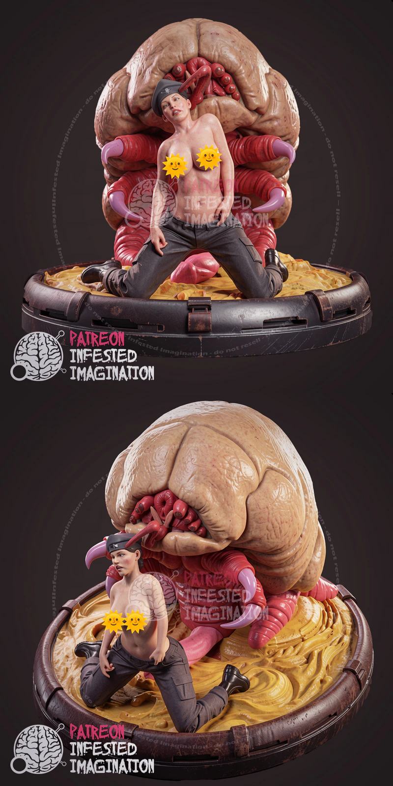 BRAIN BUG STL model for 3D printing