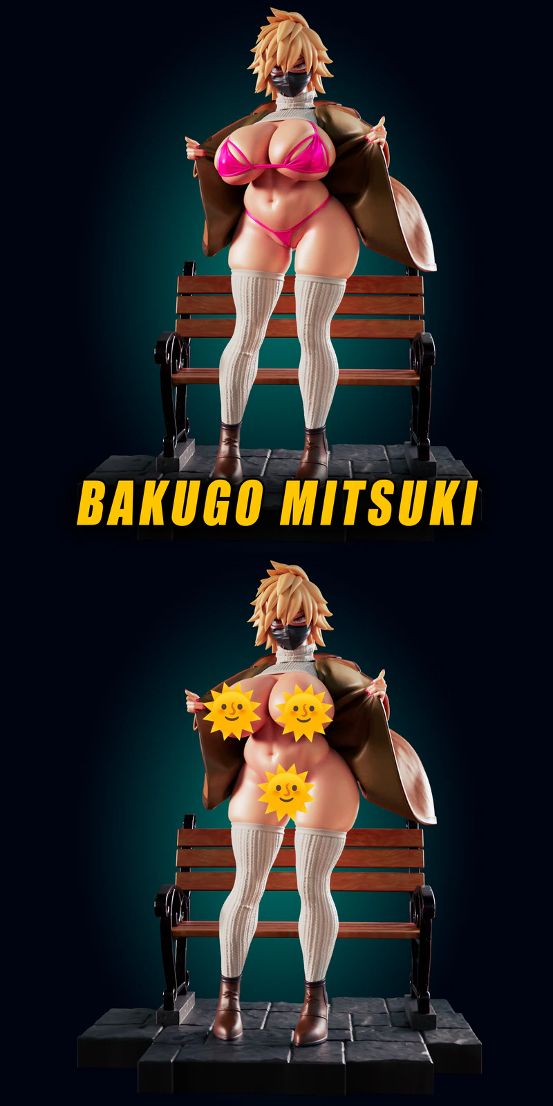 Bakugo Mitsuki Ultra Thick Mommy STL File for 3D Printing STL model for 3D printing