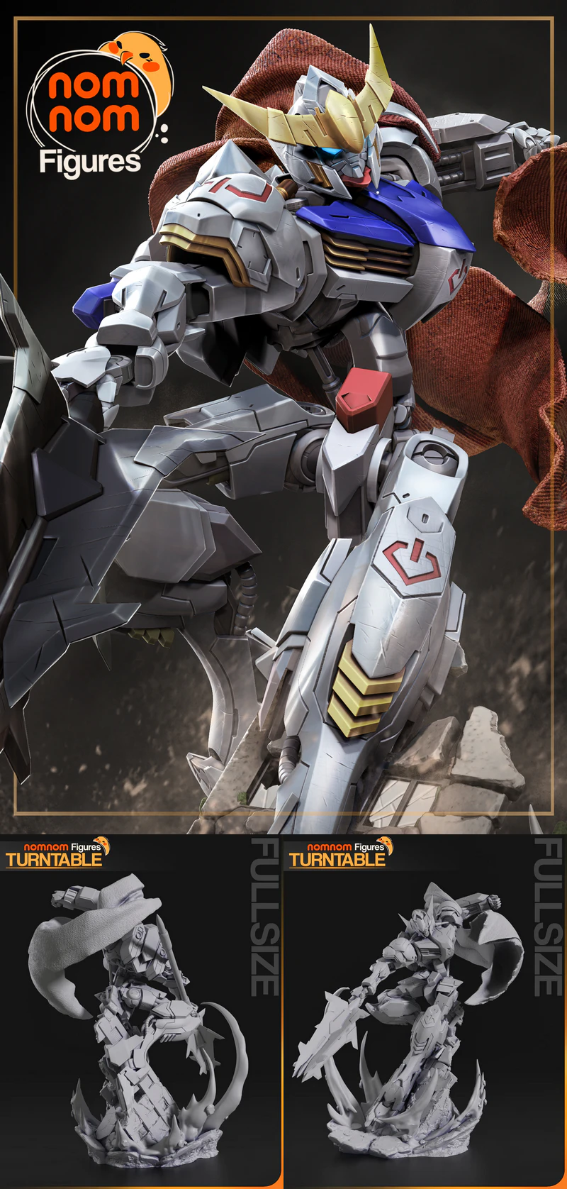 Barbatos – Gundam STL model for 3D printing