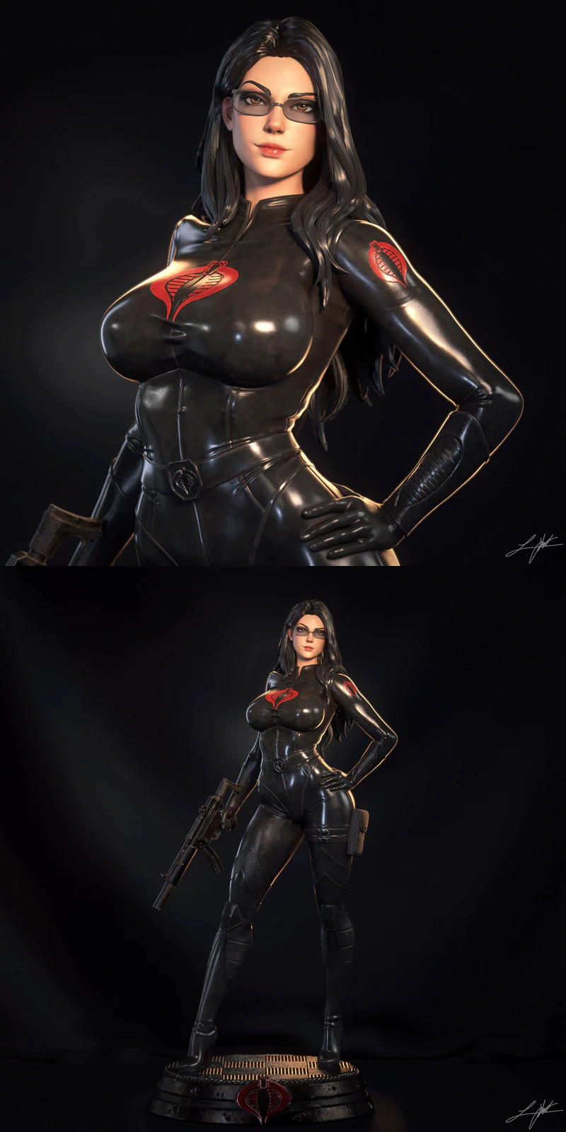 Baroness STL File for 3D Printing – Collectible Figure STL model for 3D printing