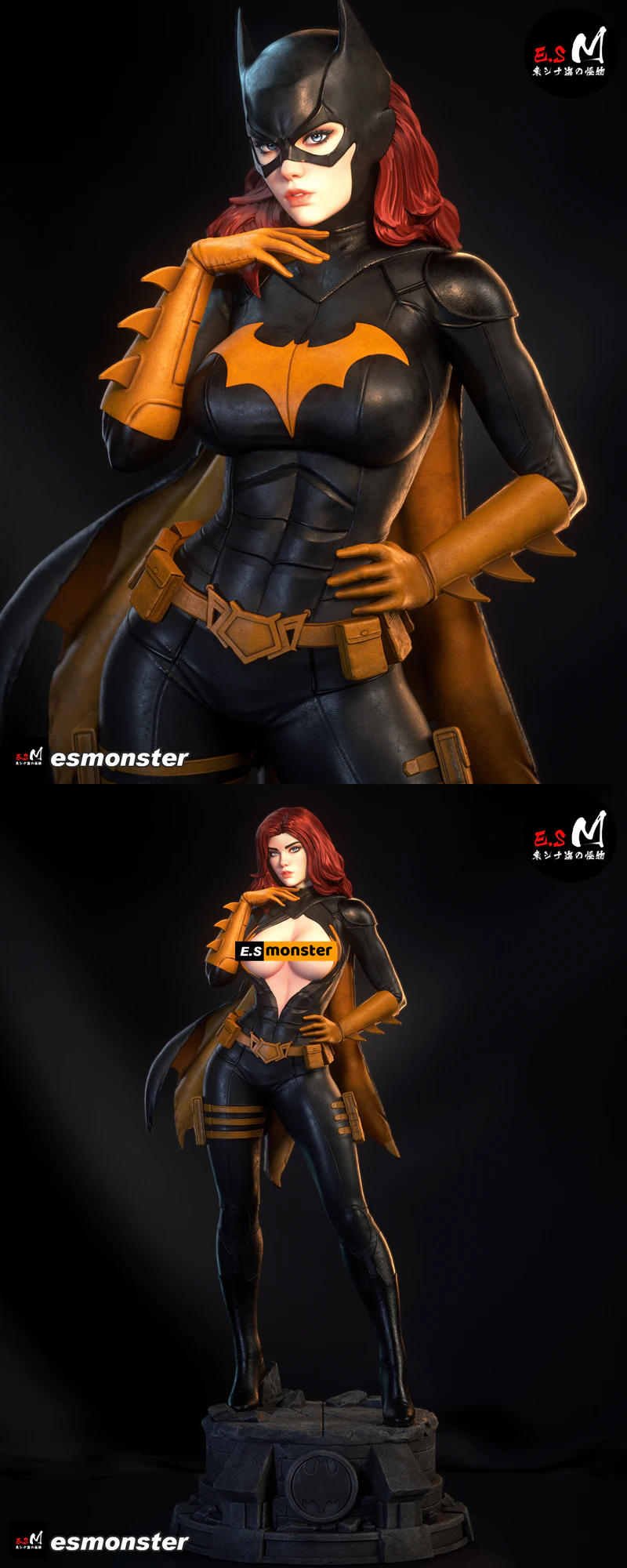 BatGirl – Inspired by Comic Heroes STL model for 3D printing