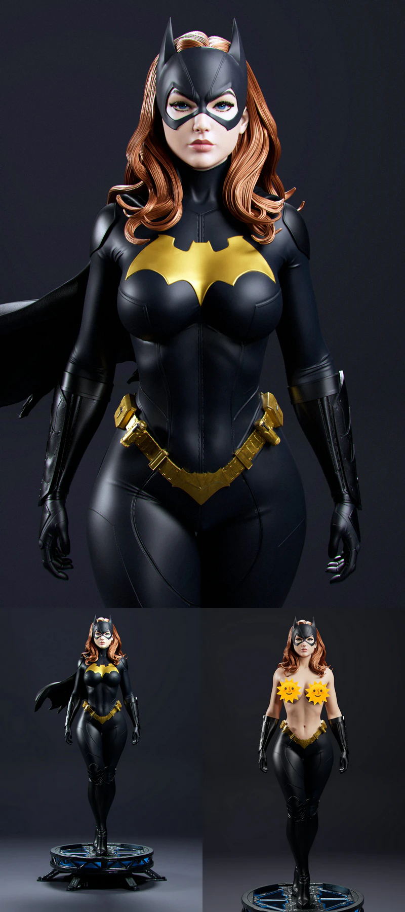 Batgirl 3D Printable Figure STL Model STL model for 3D printing