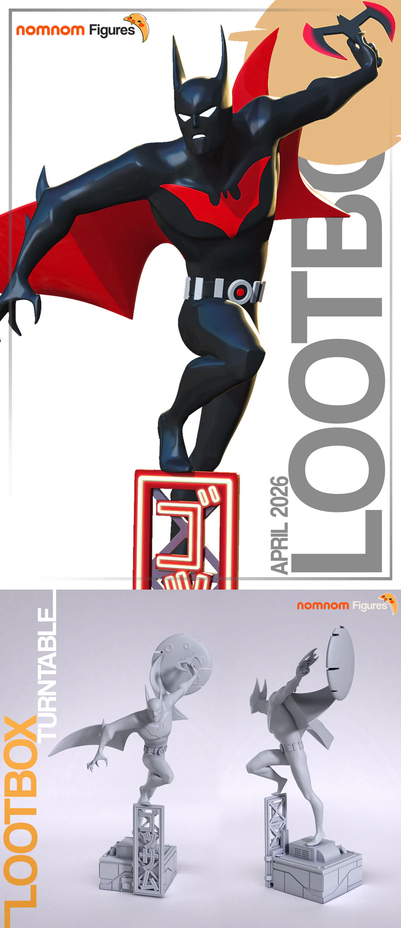 Batman Beyond STL model for 3D printing