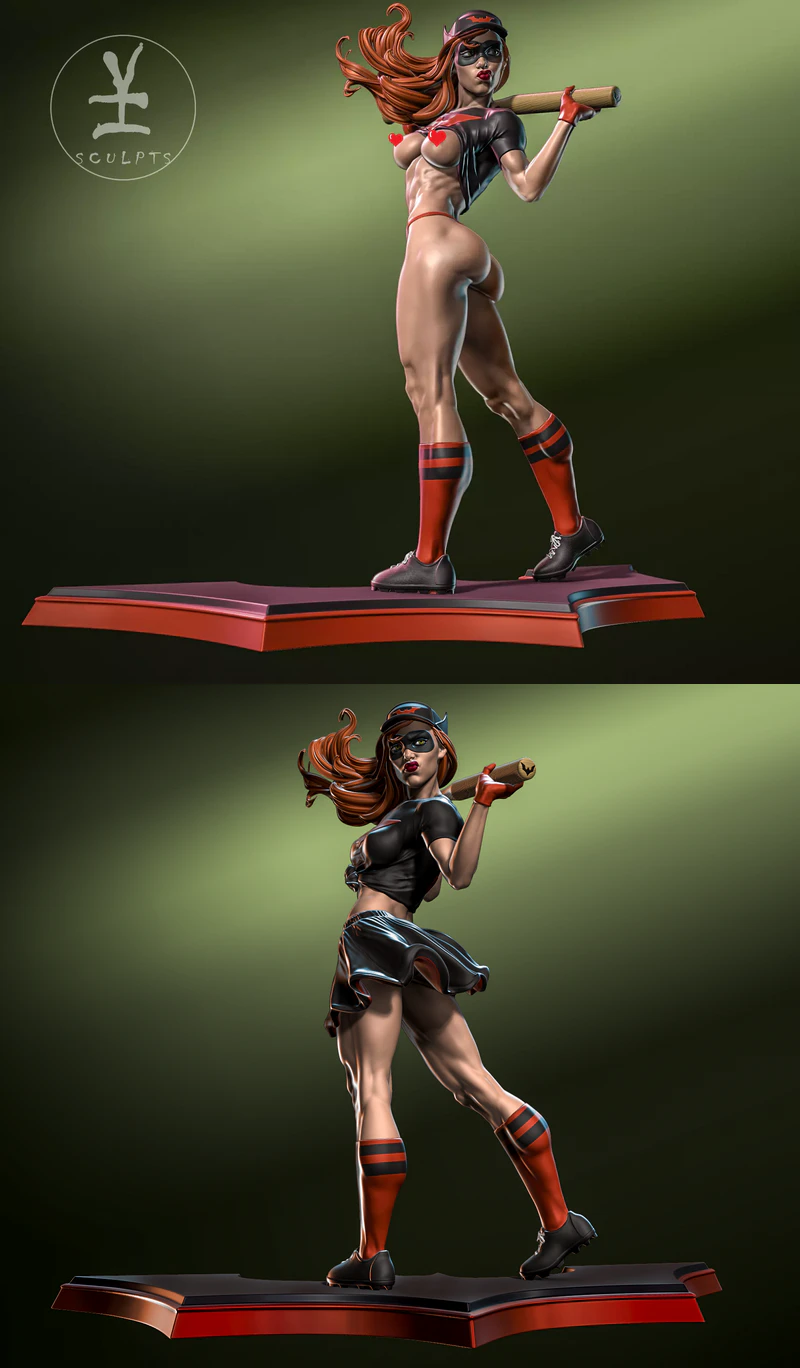 Batwoman bombshells STL model for 3D printing