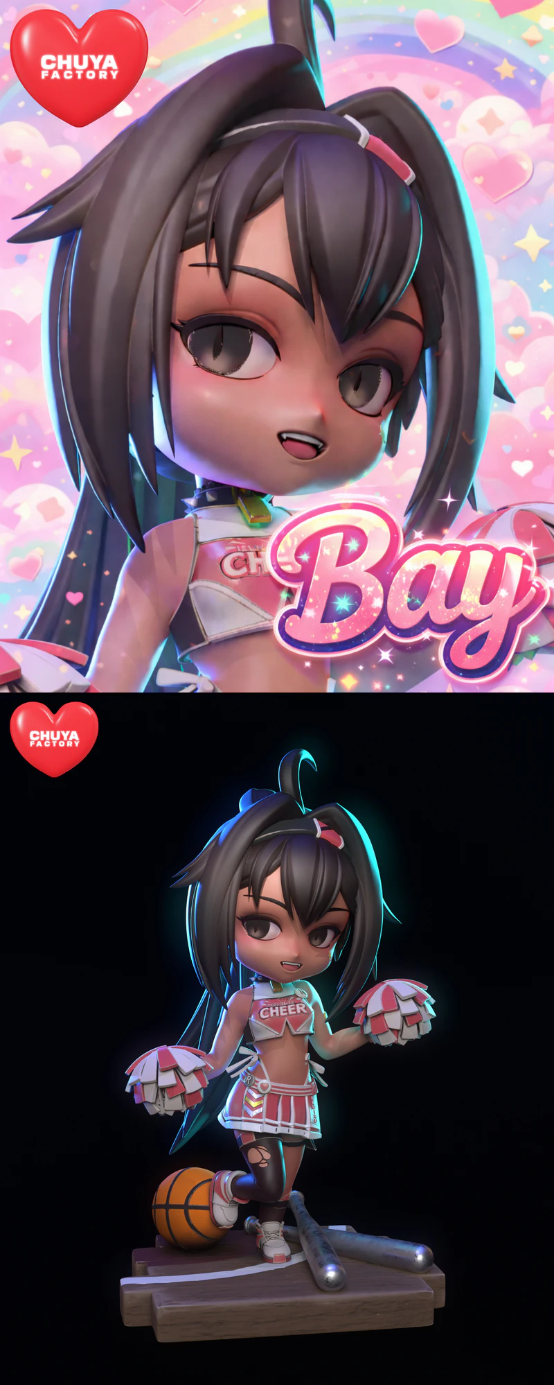 Bay Chibi STL model for 3D printing