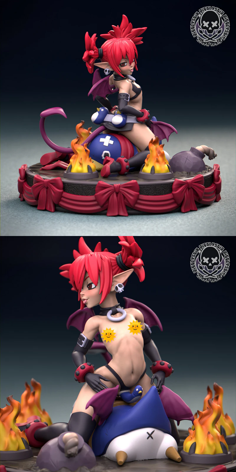 Beauty Queen Etna STL model for 3D printing