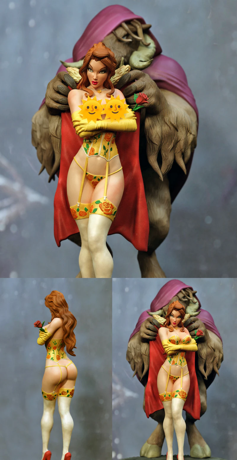 Beauty and the Beast Belle 3D Printable Figure STL Model STL model for 3D printing