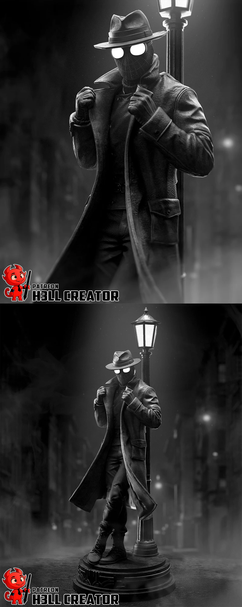 Ben Reilly – Spider Noir STL model for 3D printing