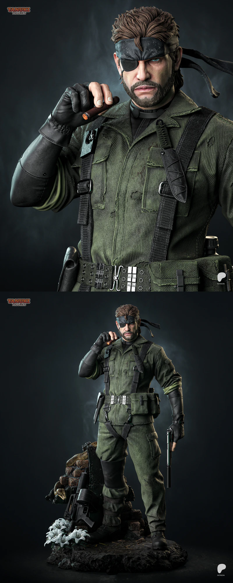 Big Boss – Metal Gear STL model for 3D printing
