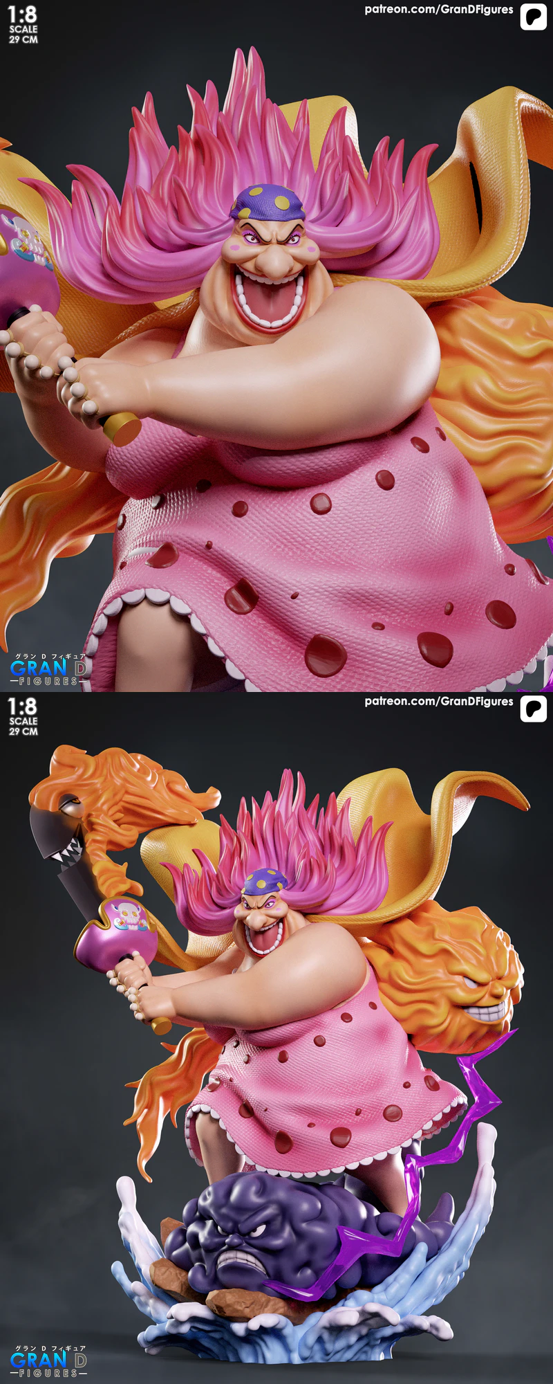 Big Mom – One Piece STL model for 3D printing