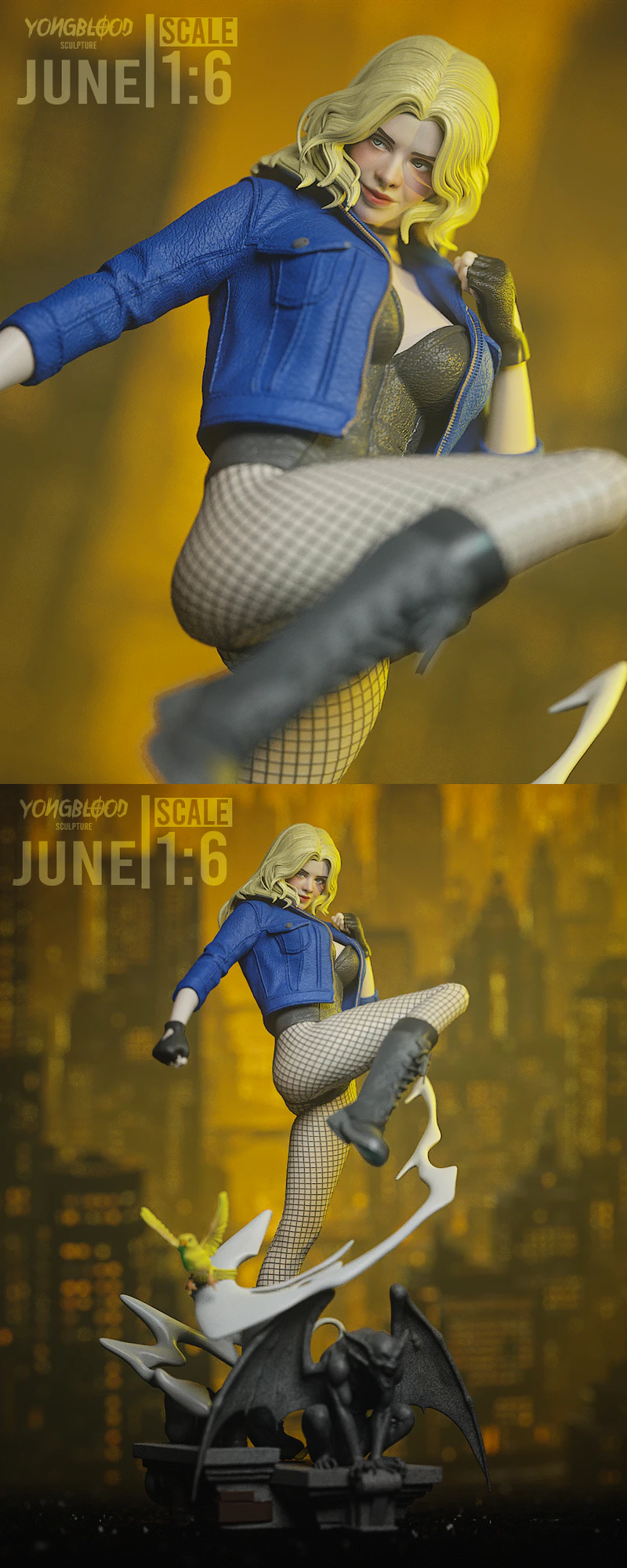 Black Canary – DC STL model for 3D printing