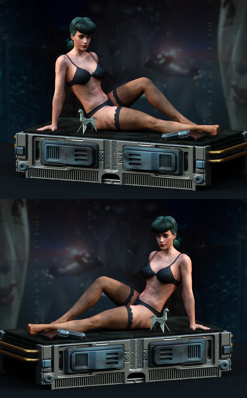 Blade Runner – Rachael STL model for 3D printing