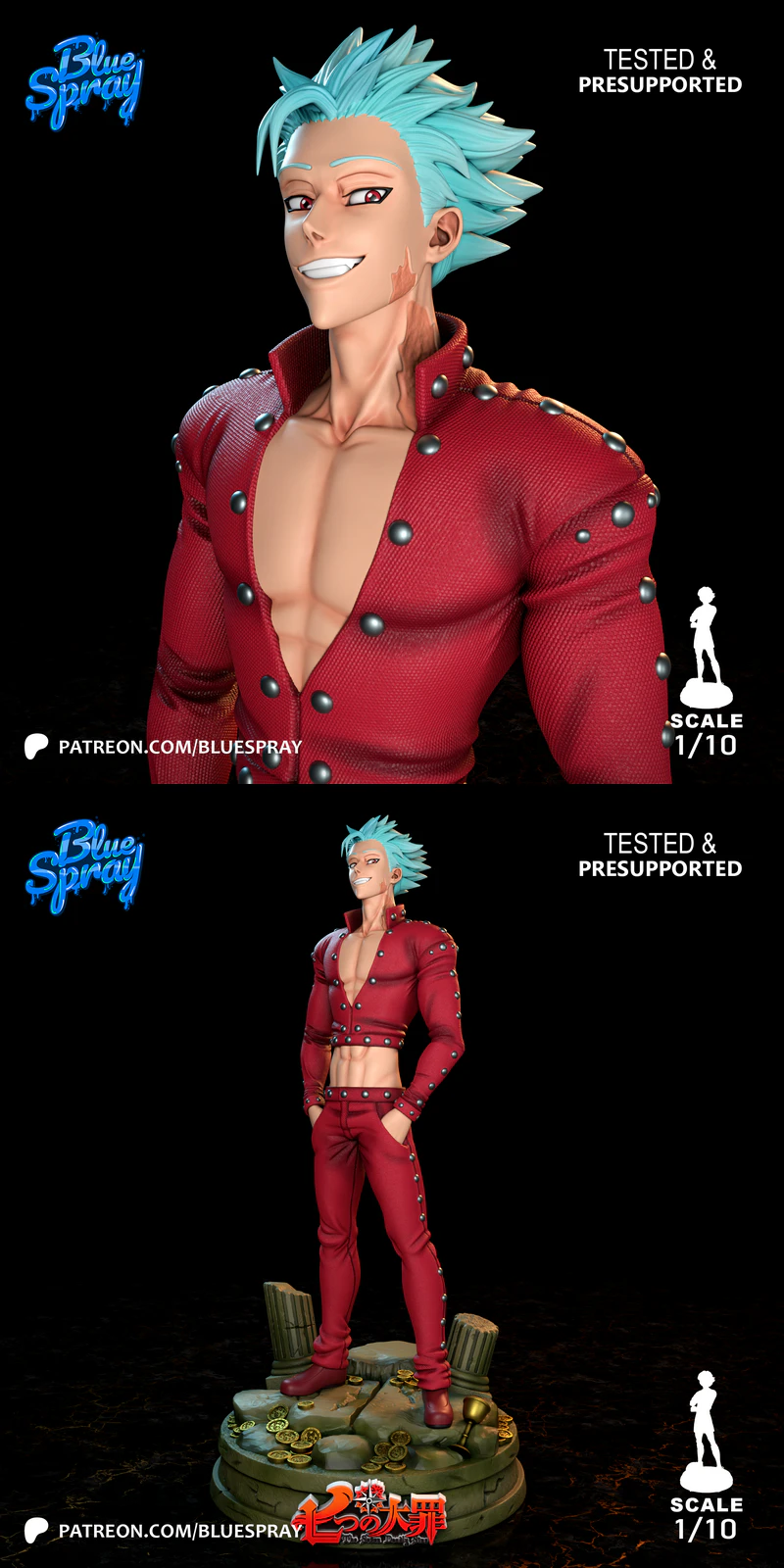 Ban Sculpture – Seven Deadly Sins STL model for 3D printing