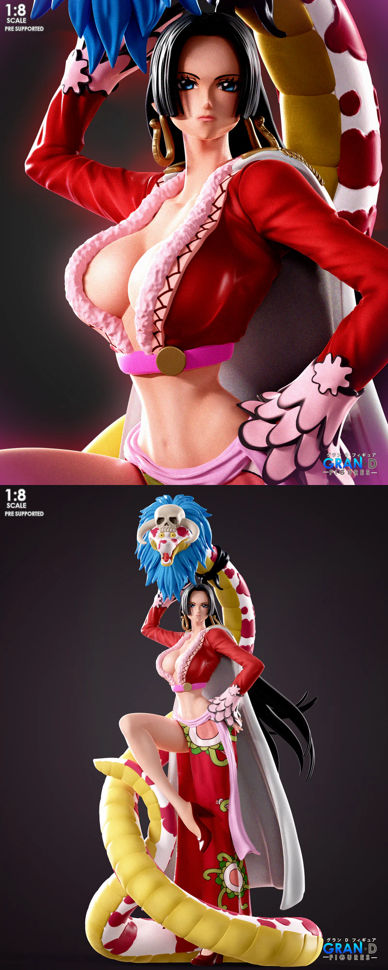 Boa Hancock 3D Printable STL Model STL model for 3D printing