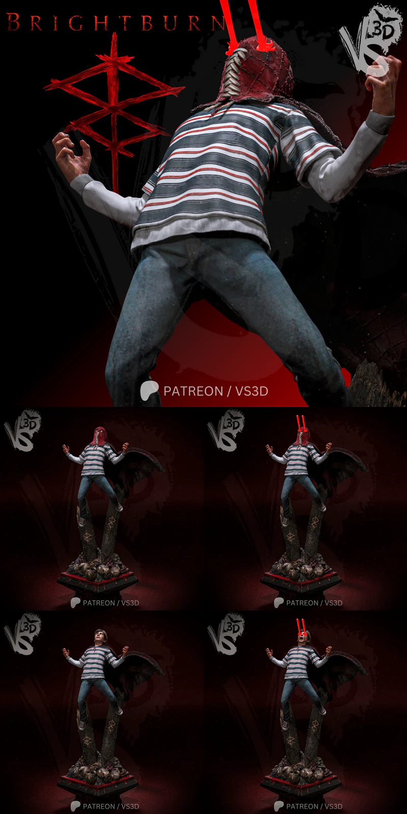 Brightburn STL 3D Printable Figure Model STL model for 3D printing