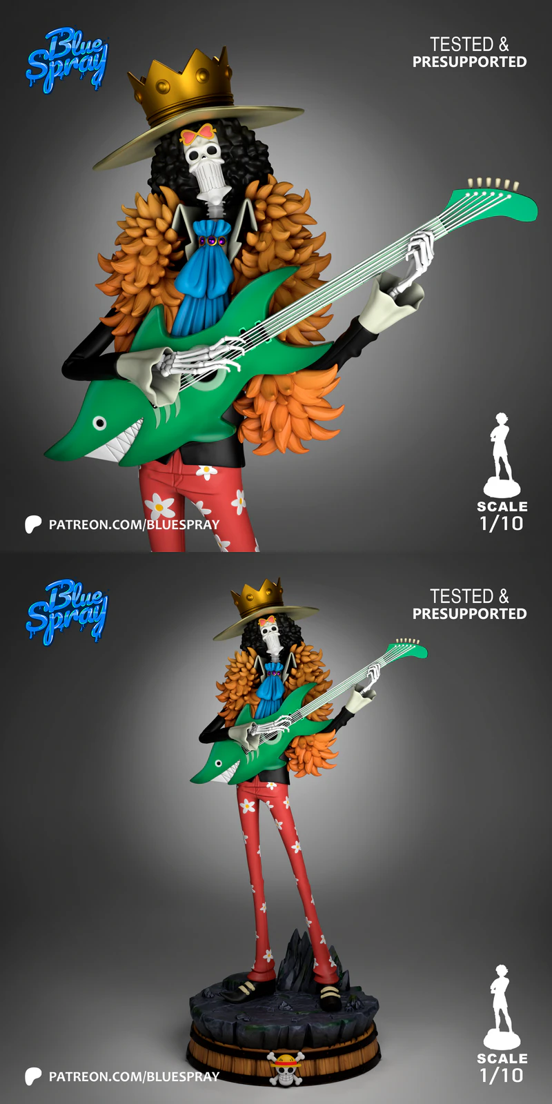 Brook – One Piece STL model for 3D printing