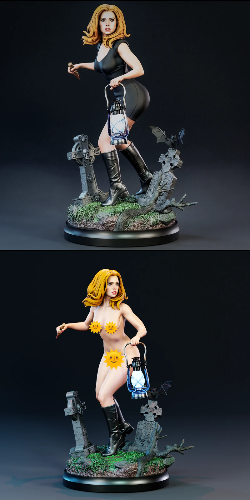 Buffy the Vampire Slayer 3D Printable Miniature STL File STL model for 3D printing