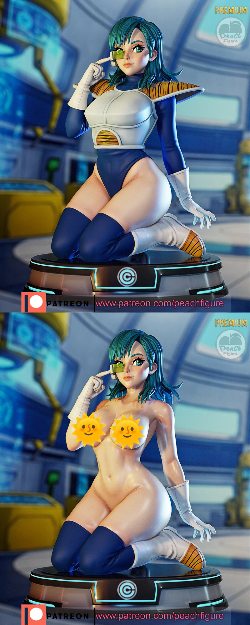 Bulma – Dragon Ball World STL model for 3D printing