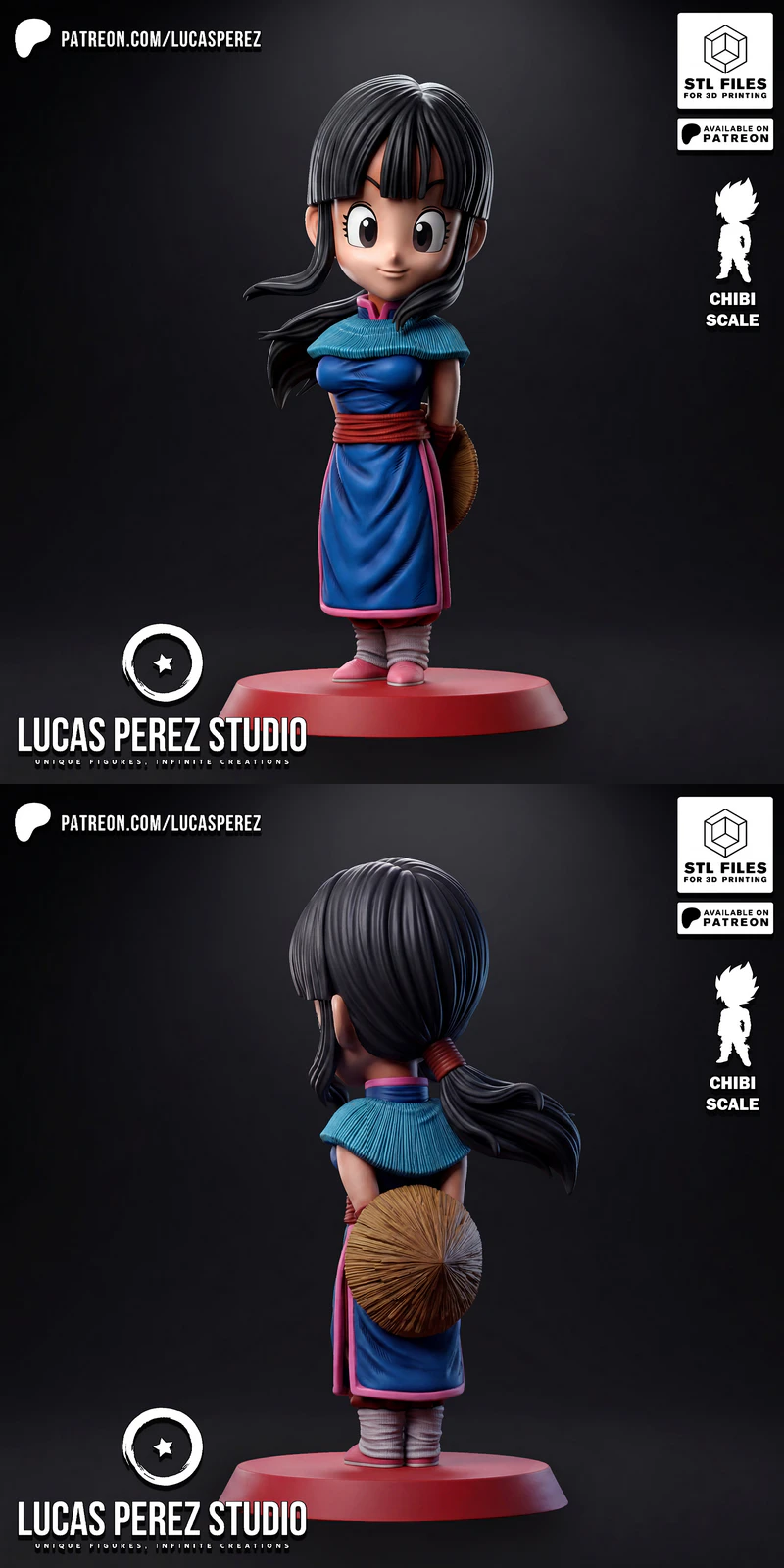 CHIBI CHI CHI – Dragon Ball Z STL model for 3D printing