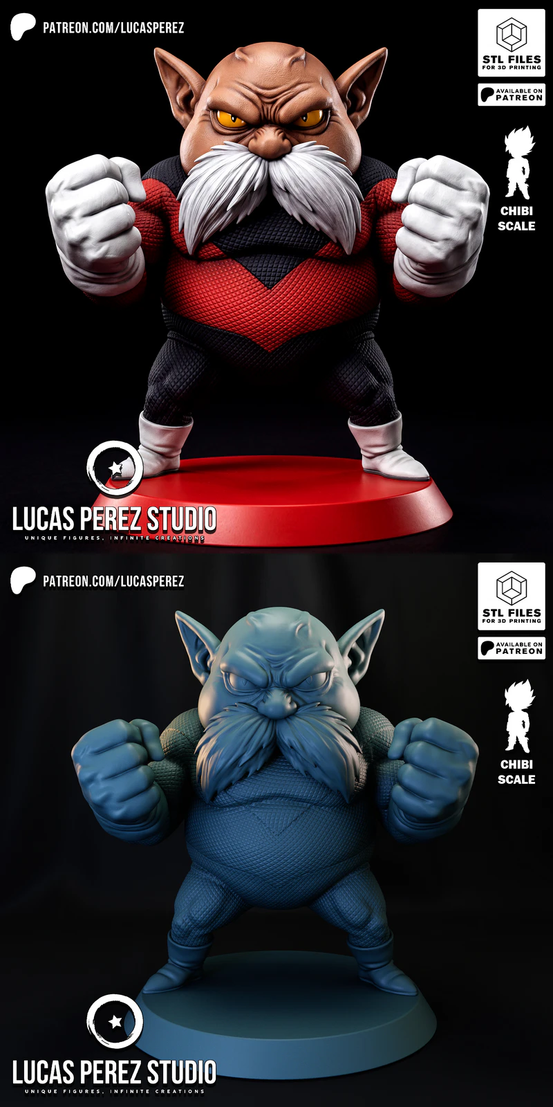 CHIBI TOPPO – Dragon Ball Super STL model for 3D printing