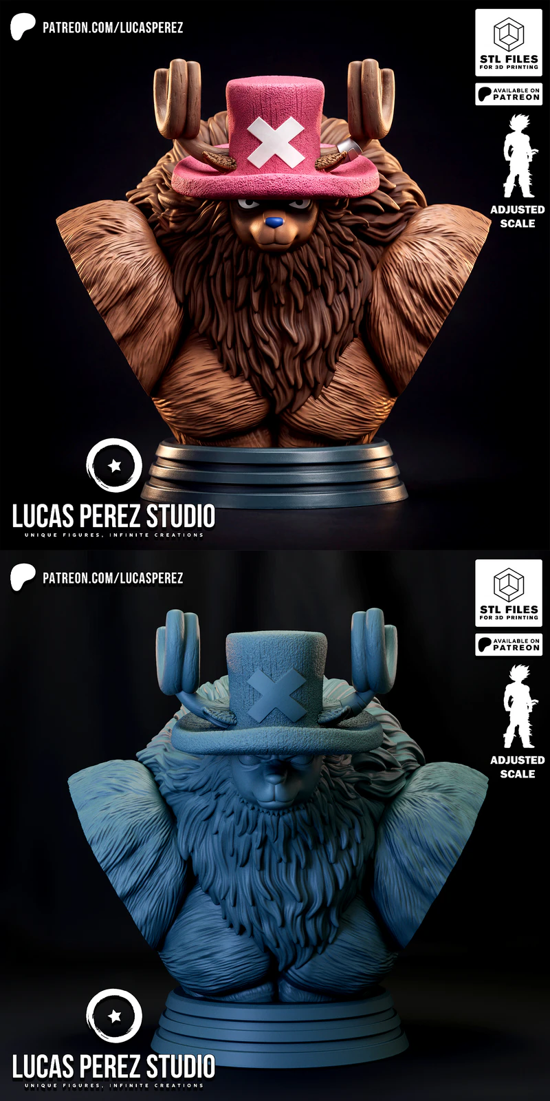 CHOPPER BUST – One Piece STL model for 3D printing