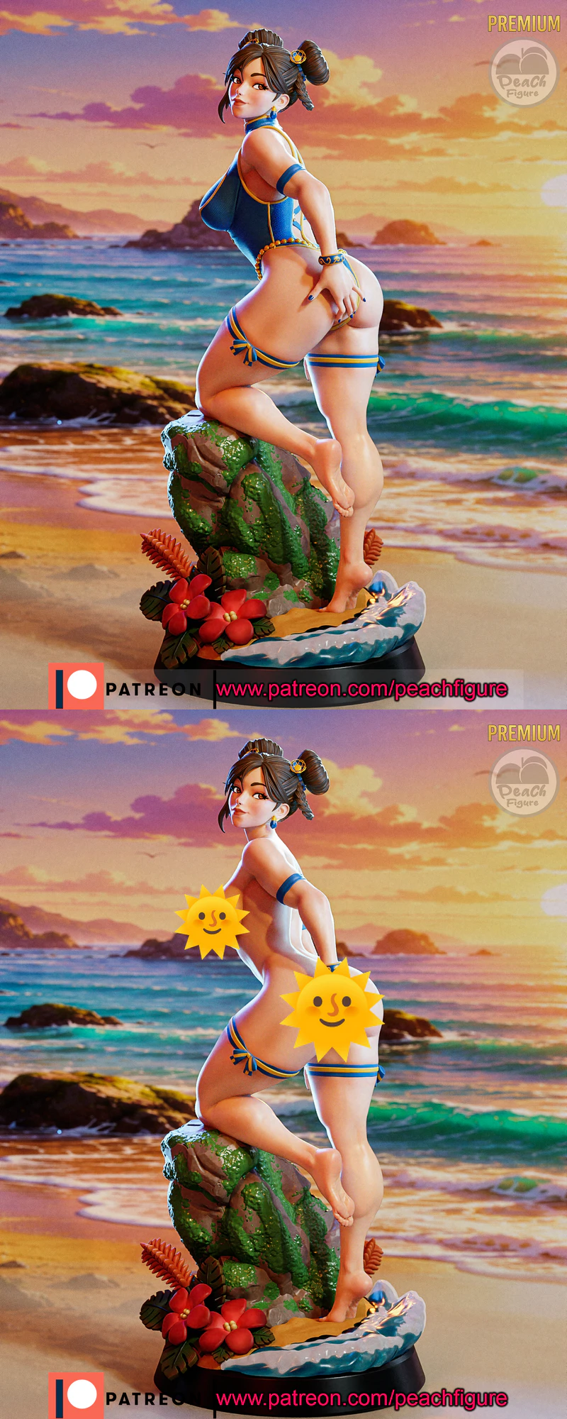 CHUN LI STL model for 3D printing