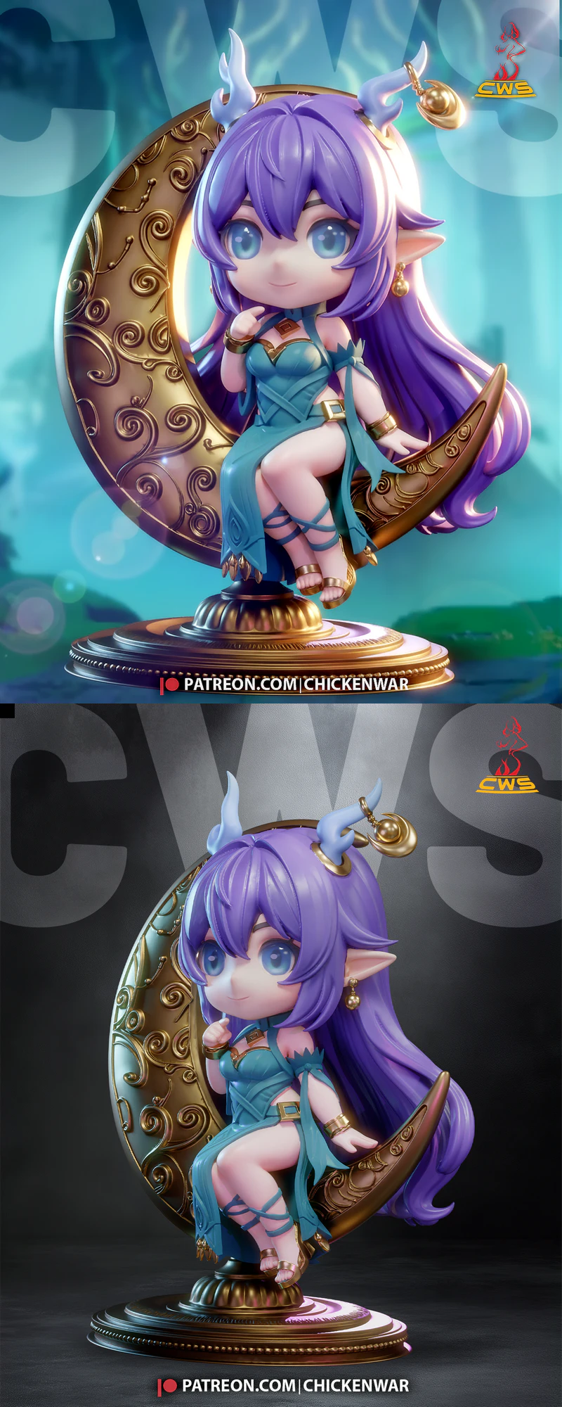 Chibi Lauma STL model for 3D printing