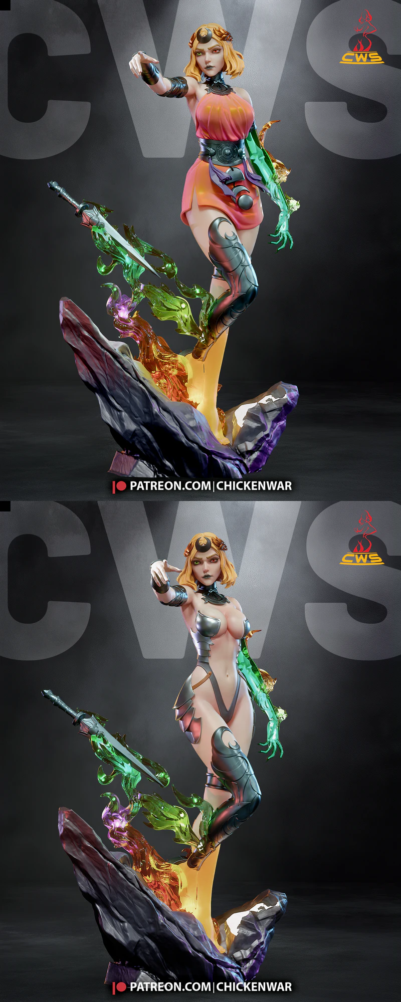 Hades Melinoe 3D Printable STL File STL model for 3D printing