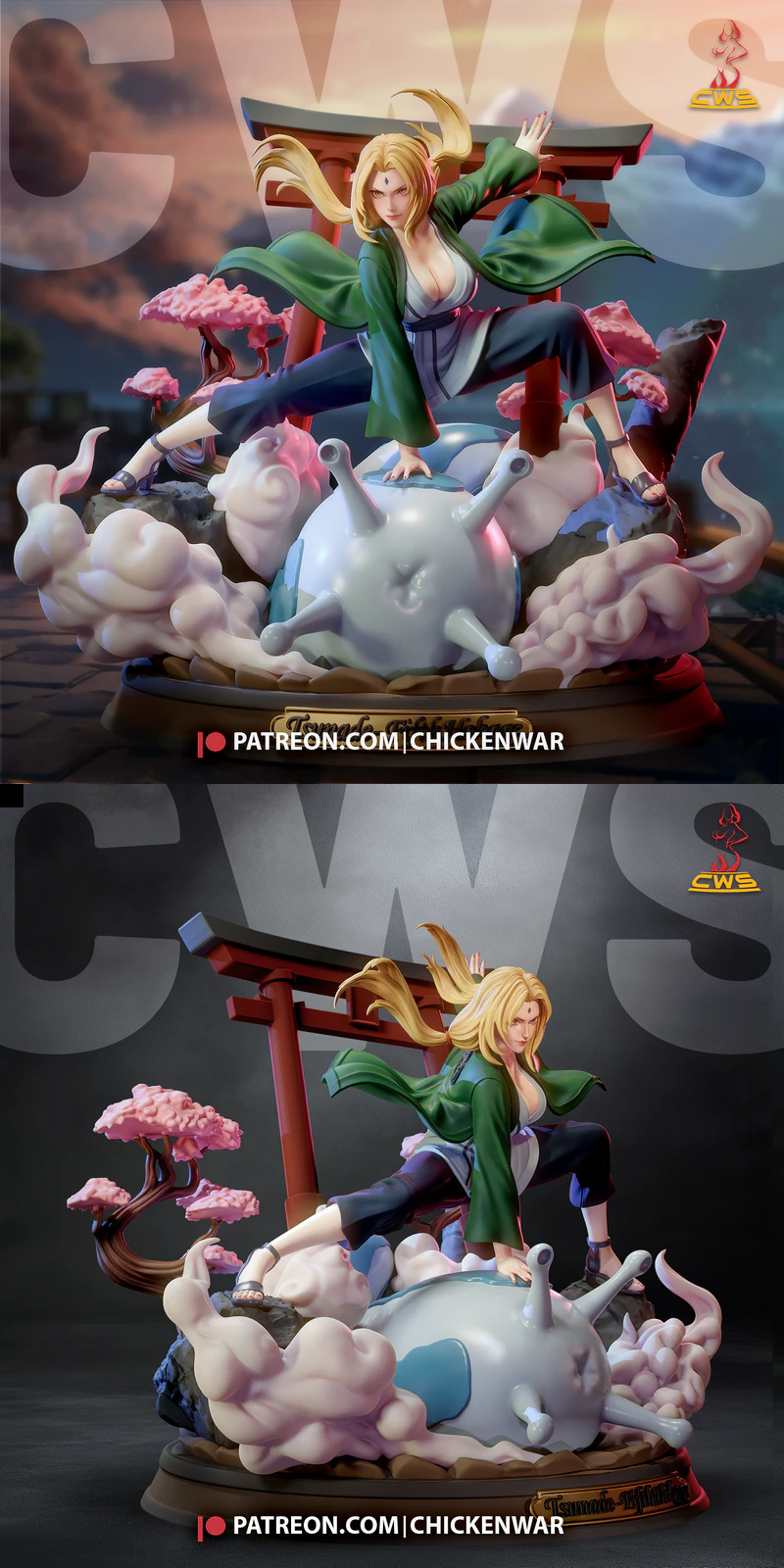 Tsunade 3D Printable STL Model STL model for 3D printing