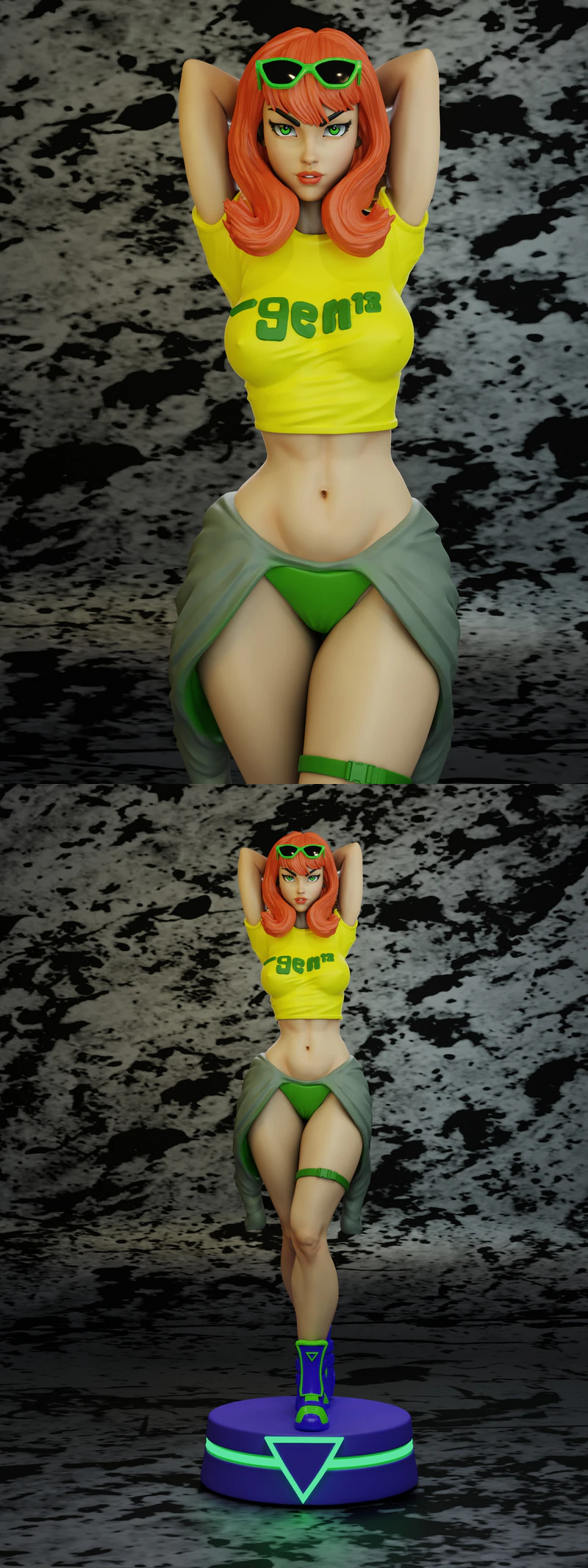 Caitlin Fairchild STL File for 3D Printer Figure STL model for 3D printing